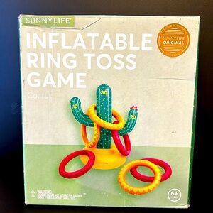 Sunnylife Inflatable Ring Toss Game Cactus